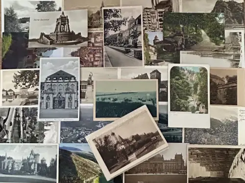 Lot / Konvolut 50 alte AK Postkarten aus Deutschland bis 1945