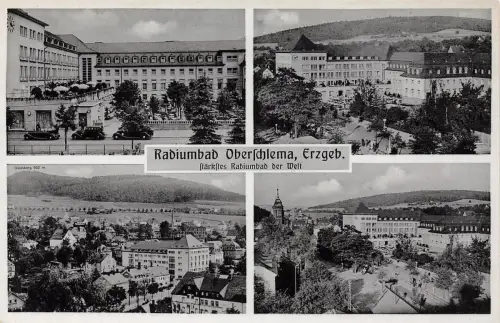 AK Oberschlema Radiumbad Mehrbildkarte Erzgebirge Sachsen ungelaufen Postkarte