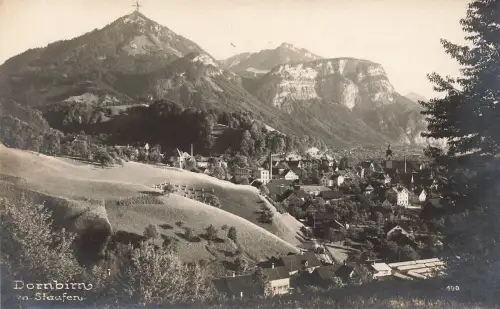 AK Dornbirn Stadtansicht Alpenpanorama Österreich ungelaufen Postkarte