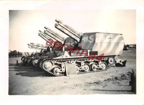 Panzerhaubitze franz. Fahrgestell Sd.Kfz.135/1 Panzer Tank Tobruk Libyen DAK