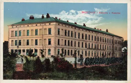 AK Brzezany Bereschany Kaserne Ukraine ungelaufen Postkarte
