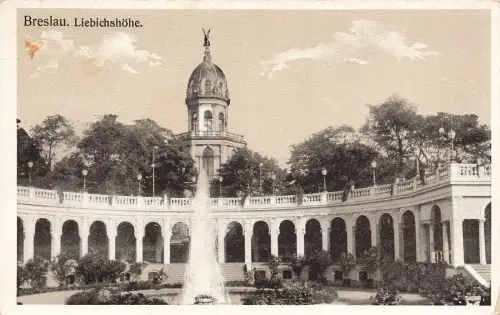 AK Breslau Liebichshöhe Schlesien ungelaufen Postkarte