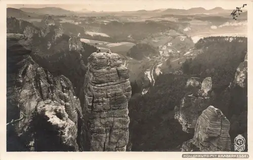 AK Sächische Schweiz Höllenhund Raaberkessel Sachsen 1926 gelaufen Postkarte