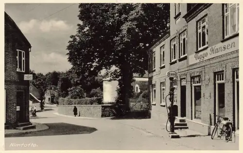 AK Nimtofte Tankstelle Esso Viggo Hansen Dänemark ungelaufen Postkarte