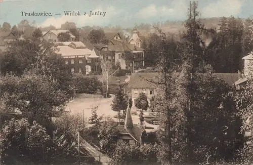 AK Truskawiece Widok z Janiy Kurort Galizien Lwiw Ukraine 1916 Feldpostkarte