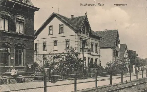 AK Dalhausen Ruhr Poststraße Nordrhein-Westfalen 1912 gelaufen Postkarte