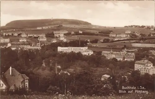 AK Annaberg Buchholz Blick auf Pöhlberg Sachsen 1925 gelaufen Postkarte