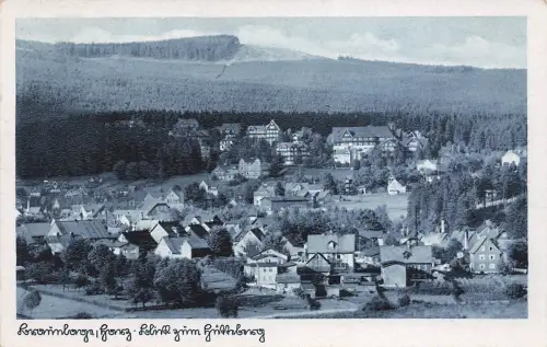 AK Braunlage Harz Hüttenberg Stadtansicht Niedersachsen ungelaufen Postkarte