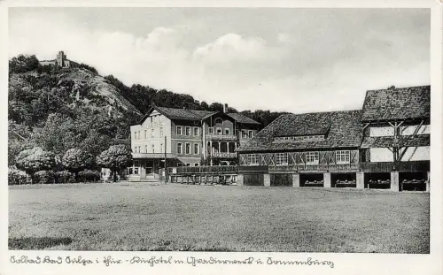 AK Bad Sulza Hotel Gradierwerk Thüringen ungelaufen Postkarte