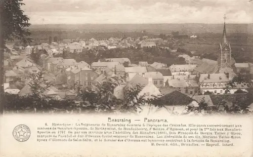 AK Beauraing Stadtansicht Kirche Belgien 1918 ungelaufen Postkarte