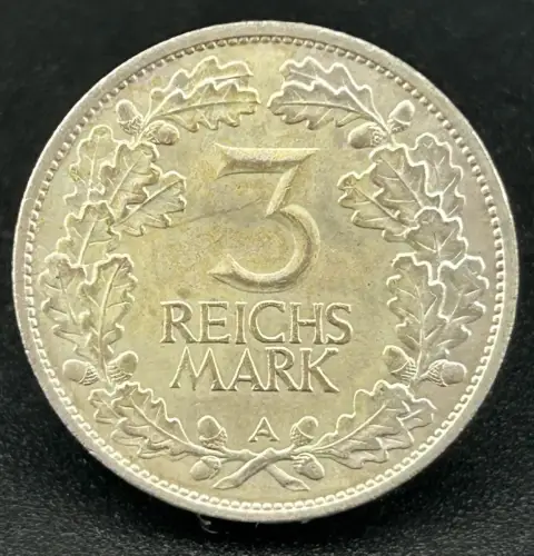 3 Reichsmark Rheinlande Zur 1000 Jahrfeier 1925 A Weimarer Republik