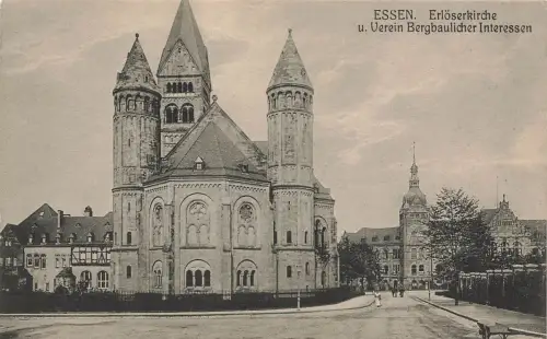 AK Essen Erlöserkirche Nordrhein-Westfalen 1921 ungelaufen Postkarte