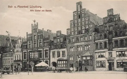 AK Lüneburg Alte Giebel am Sande Niedersachsen ungelaufen Postkarte