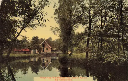 AK Winterswijk Omgeving Watermolen van Streek Wood Niederlande 1911 Postkarte