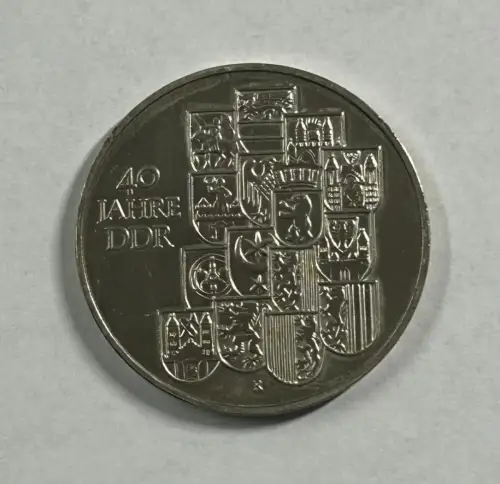 DDR 10 Mark 40 Jahre der DDR 1989 Gedenkmünze