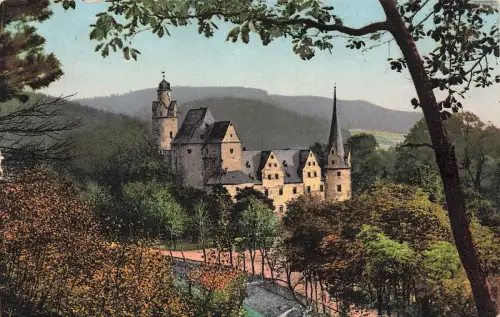 AK Hartenstein Schloss Stein Sachsen Erzgebirge 1927 gelaufen Postkarte