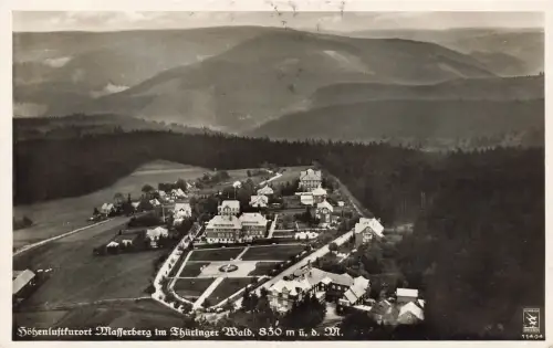 AK Masserberg Luftkurort Flieger Foto Thüringen Thüringer Wald 1915 Postkarte