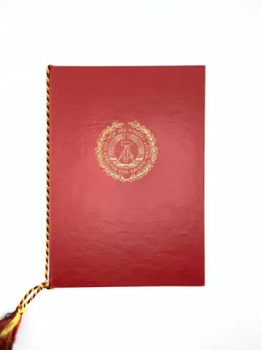 DDR NVA Urkunde Medaille der Waffenbrüderschaft 1984 Oberstleutnant