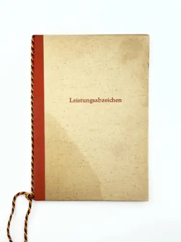 DDR NVA Urkunde Leistungsabzeichen der Nationalen Volksarmee 1971 Stabsfeldwebel