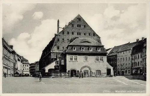 AK Zittau Marstall Neustadt Sachsen ungelaufen Postkarte