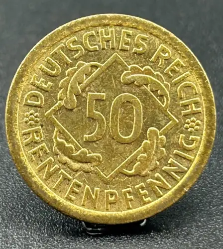 50 Rentenpfennig 1924 A Weimarer Republik