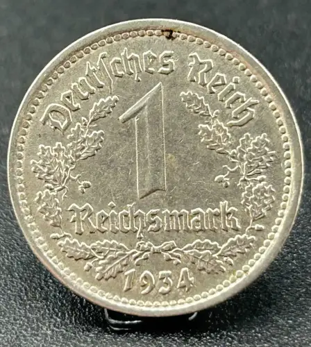 1 Reichsmark 1934 G Drittes Reich