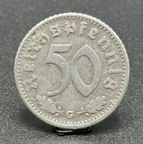 50 Reichspfennig 1939 G Drittes Reich