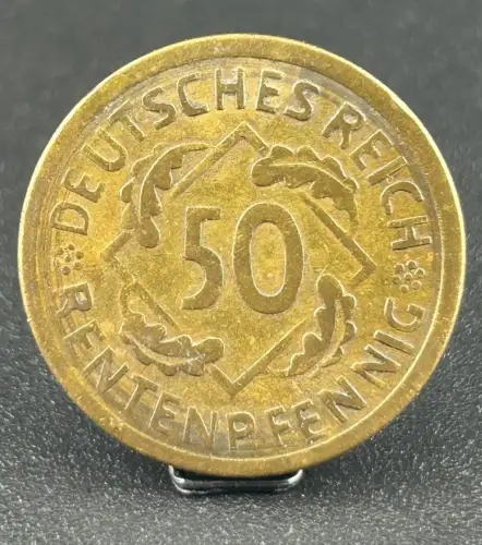 50 Rentenpfennig 1924 D Weimarer Republik