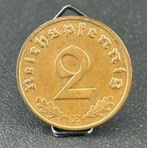 2 Reichspfennig 1937 E Drittes Reich