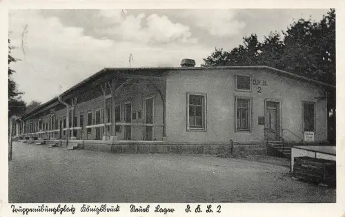 AK Königsbrück Truppenübungsplatz D.K.B. 2 Sachsen 1939 gelaufen Feldpostkarte