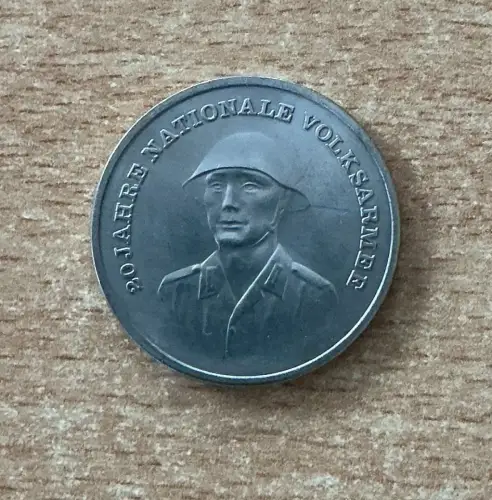DDR 10 Mark 20 Jahre Nationale Volksarmee 1976 Gedenkmünze