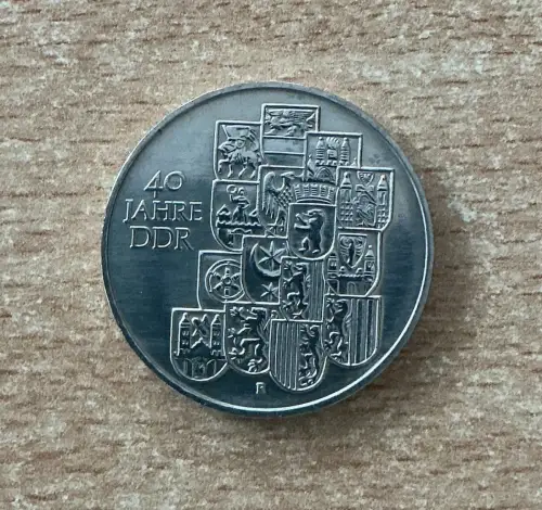 DDR 10 Mark 40 Jahre der DDR 1989 Gedenkmünze