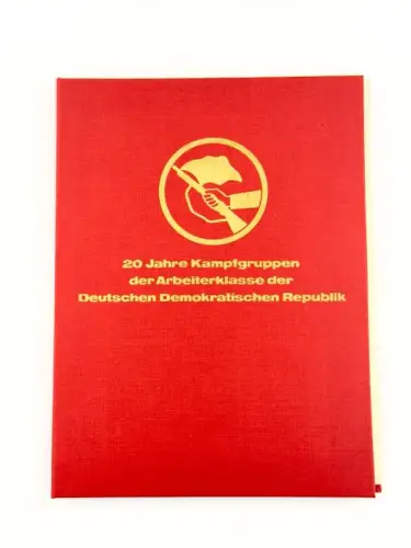 Fotomappe 19 Fotos 20 Jahre Kampfgruppen der Arbeiterklasse der DDR