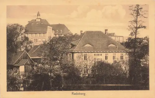 AK Radeberg Stadtansicht Sachsen ungelaufen Postkarte