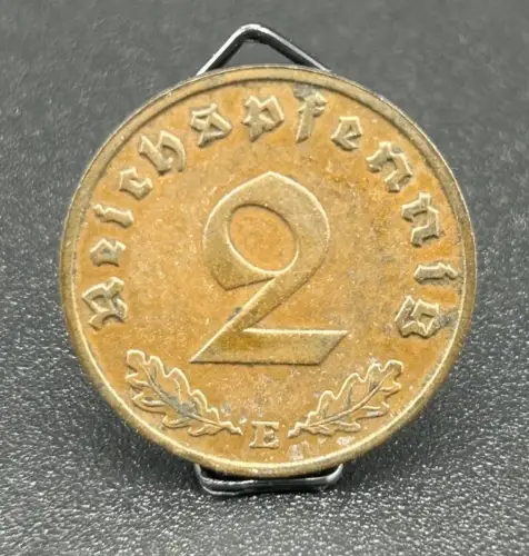2 Reichspfennig 1937 E Drittes Reich -1
