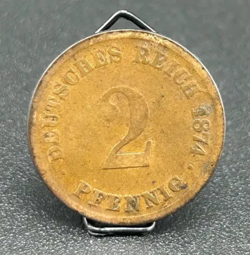 2 Pfennig 1874 E Kaiserreich
