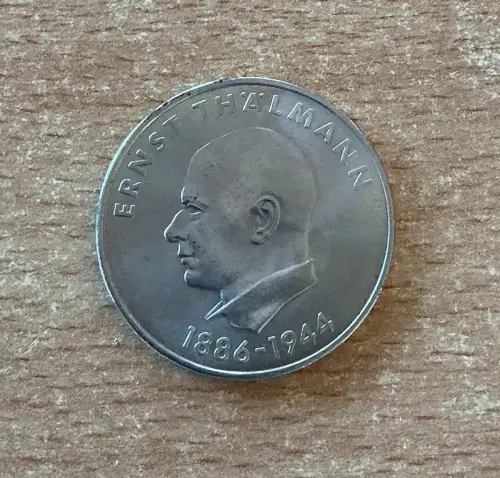DDR 20 Mark 1971 Ernst Thälmann Gedenkmünze