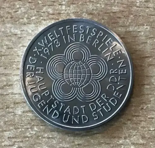 DDR 10 Mark Weltfestspiele 1973 Stempelglanz