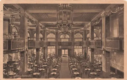 AK Berlin Hauptansicht Cafe Restaurant Piccadilly Berlin 1912 gelaufen Postkarte