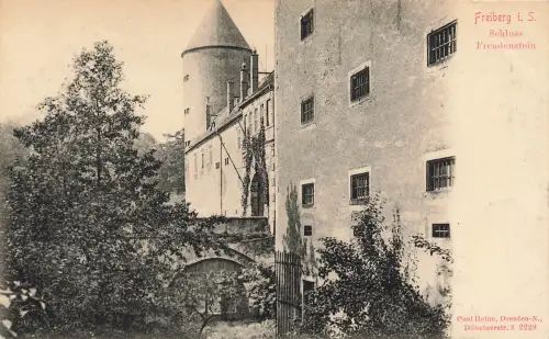 AK Freiberg Schloss Freudenstein Sachsen ungelaufen Postkarte