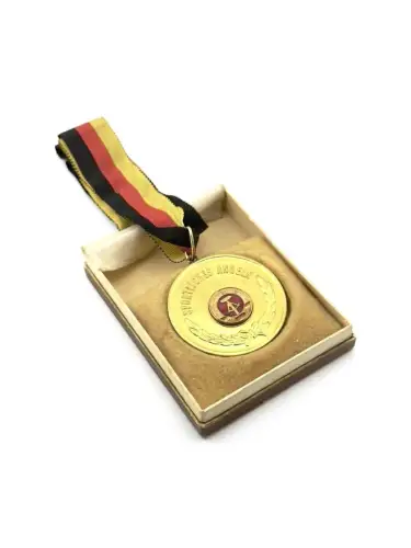 DDR Medaille Sportliches Angeln Deutsche Jugendmeisterschaften Eggesin 1966