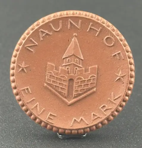 1 Mark ohne Jahr Naunhof Rot Kreuz Freiwillige Sanitätskolonne Notgeld