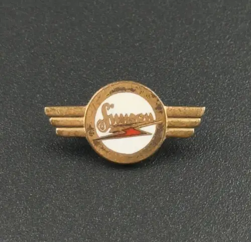 DDR Brosche Simson Motorrad Moped Warenzeichen