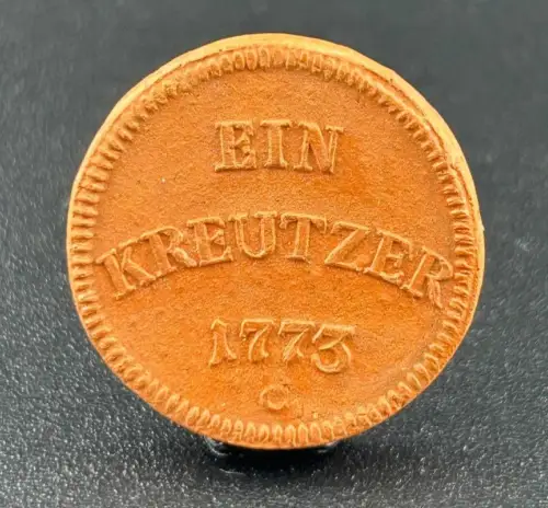 1 Kreuzer 1773 Ulm Baden-Württemberg Notgeld