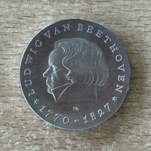 DDR 10 Mark 1970 Ludwig van Beethoven Silber
