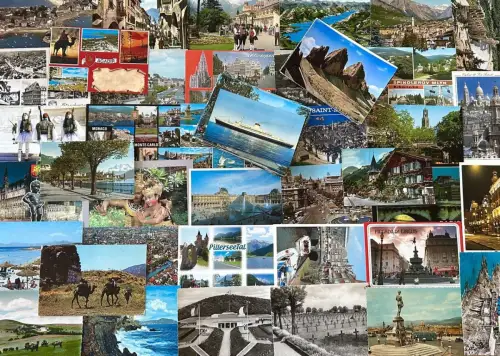 Lot / Konvolut 100 Moderne AK Postkarten Europa Welt ab 1950