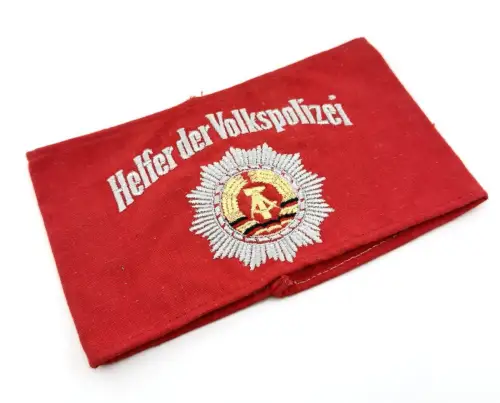 DDR NVA Armbinde Helfer der Volkspolizei