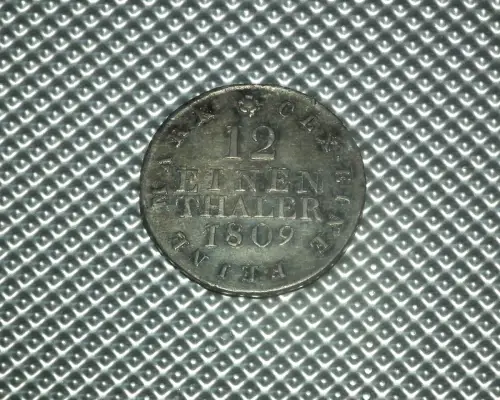 Sachsen 1/12 Taler 1809 Friedrich August I.