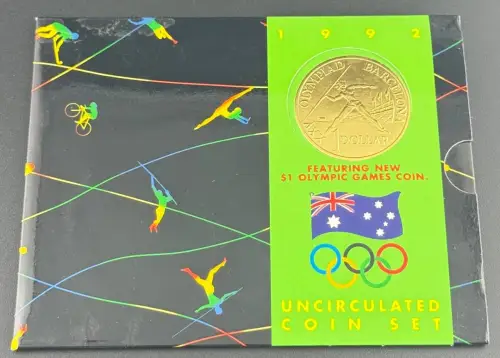 Australien KMS 1992 Olympische Spiele Royal Australien Mint Kursmünzensatz