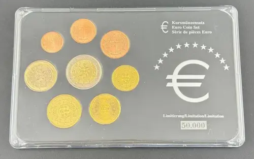 Portugal KMS 1 Cent bis 2 Euro Kursmünzensatz